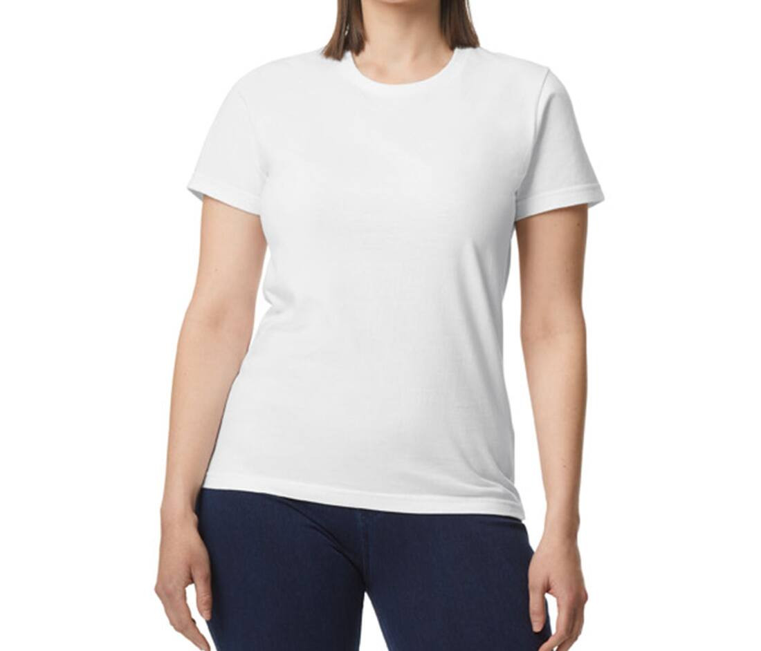 GILDAN GN650L - T-shirt Confort Semi-ajusté en Coton Noir