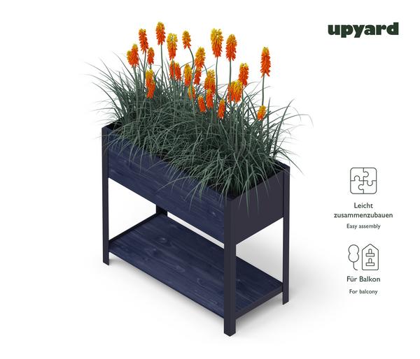 Upyard Holz-Pflanzkasten ModernBox mit Ablage,
