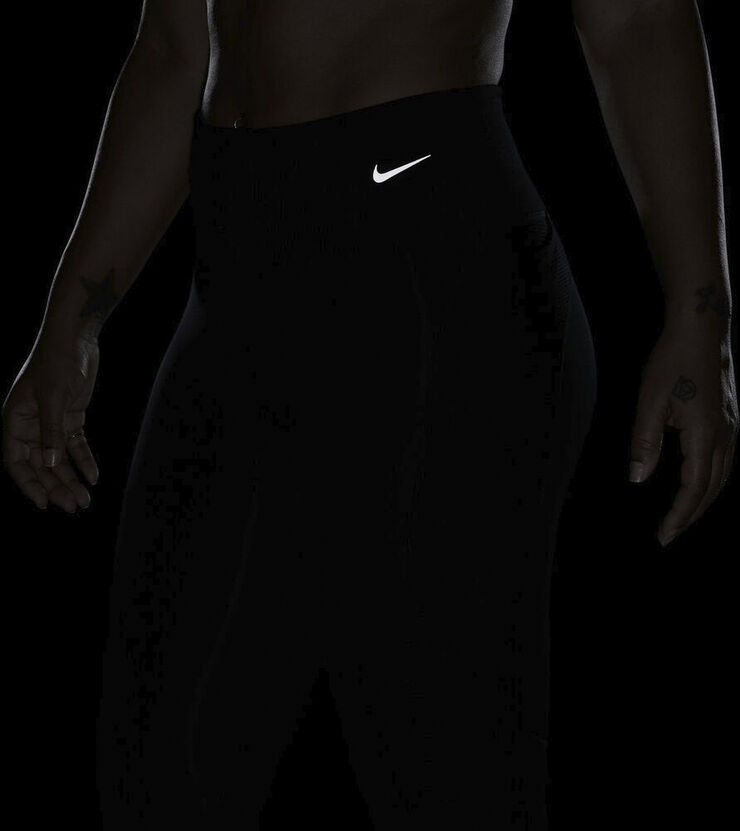 Nike Dri-FIT Fast Mid-Rise 7/8 løbetights Sort