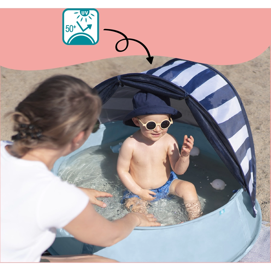 babymoov Spielpark und Reisebett 3in1 Babyni Aquani Marinière
