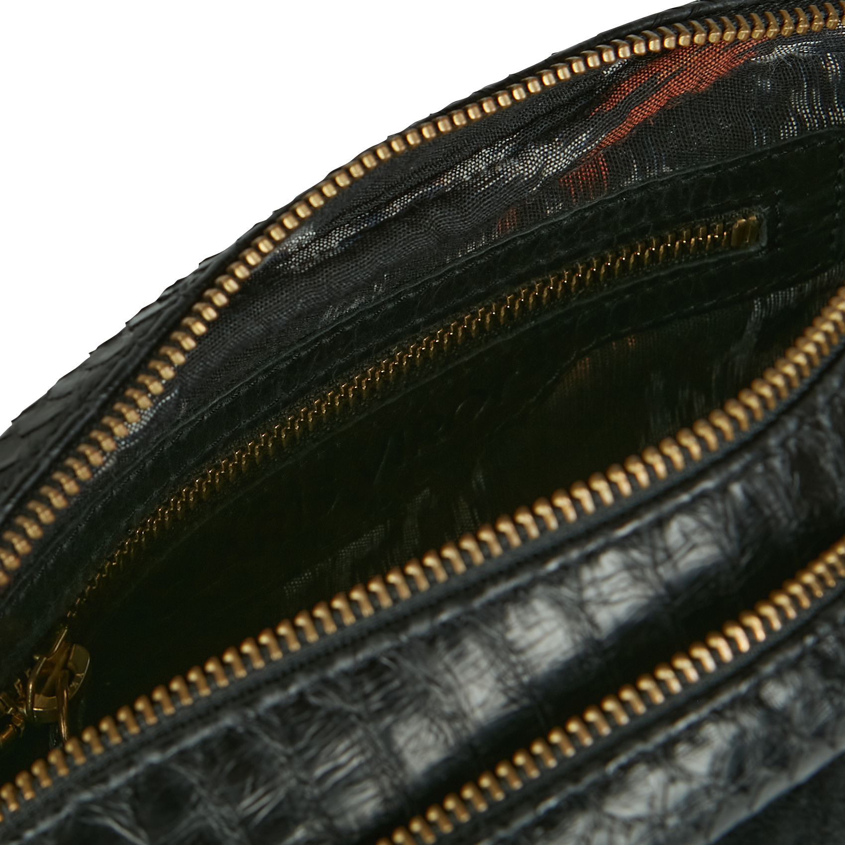 LILY - Sac bandoulière en python | Noir