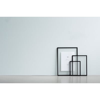 Rahmen Frame, Aluminium, A4, Schwarz