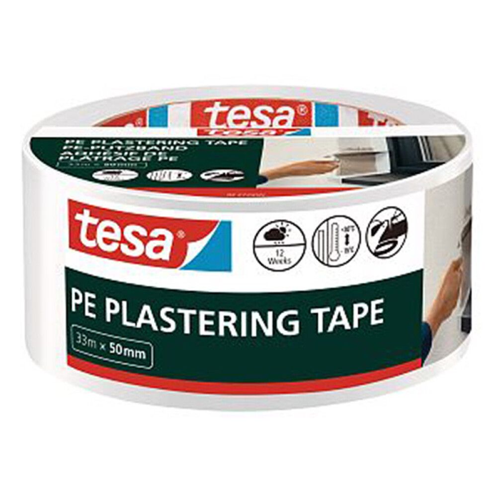 BYGGTAPE TESA PLASTERING TAPE PE 33MX50MM