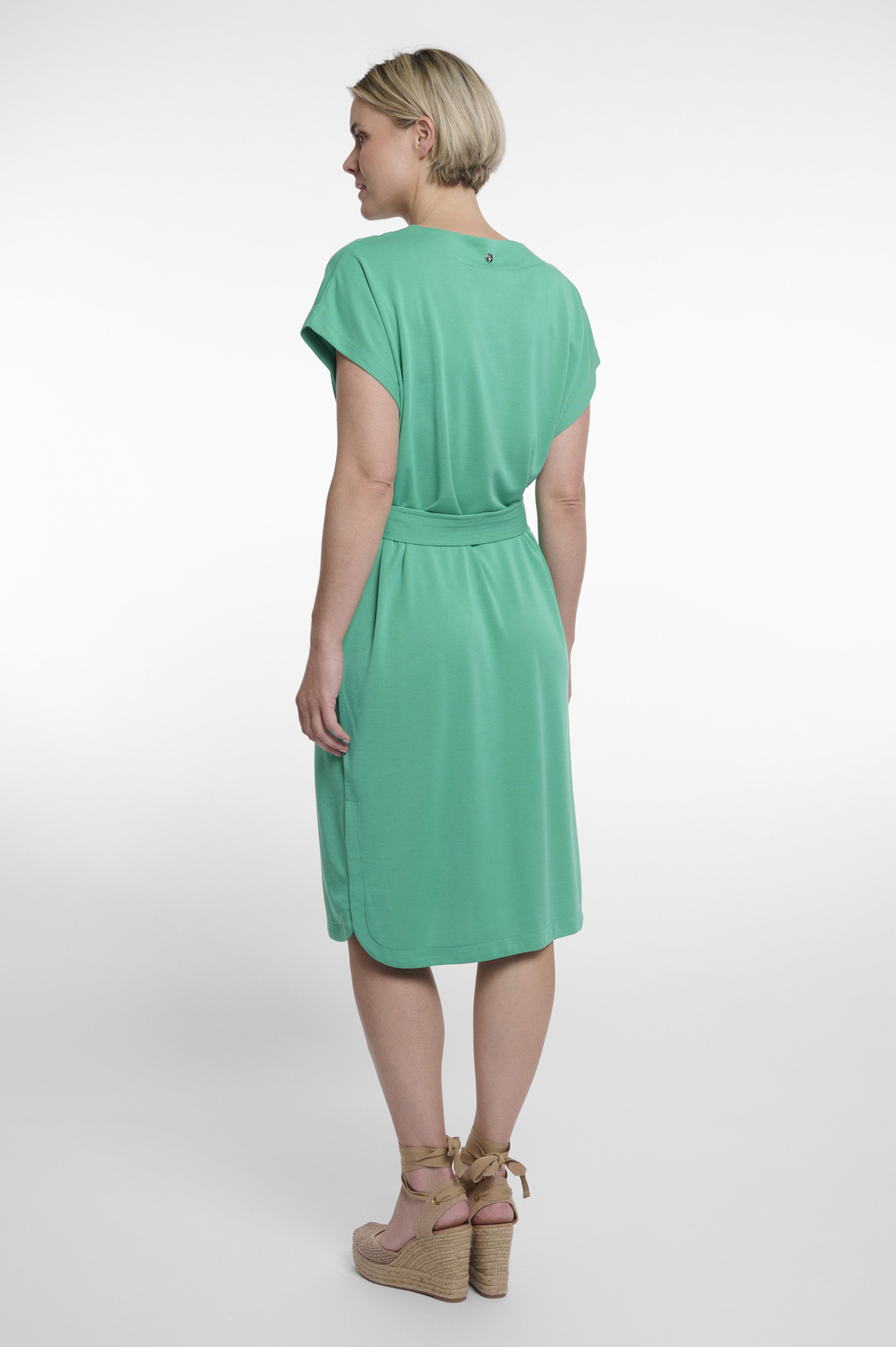 Rino & Pelle - Meriam V-neck Dress - Clover Green