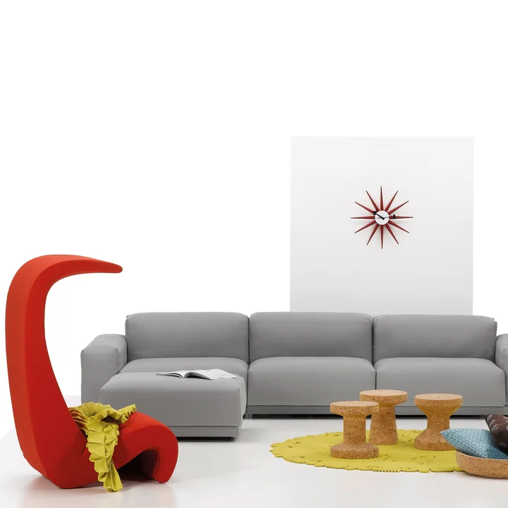 Vitra - Sunburst Clock, mehrfarbig