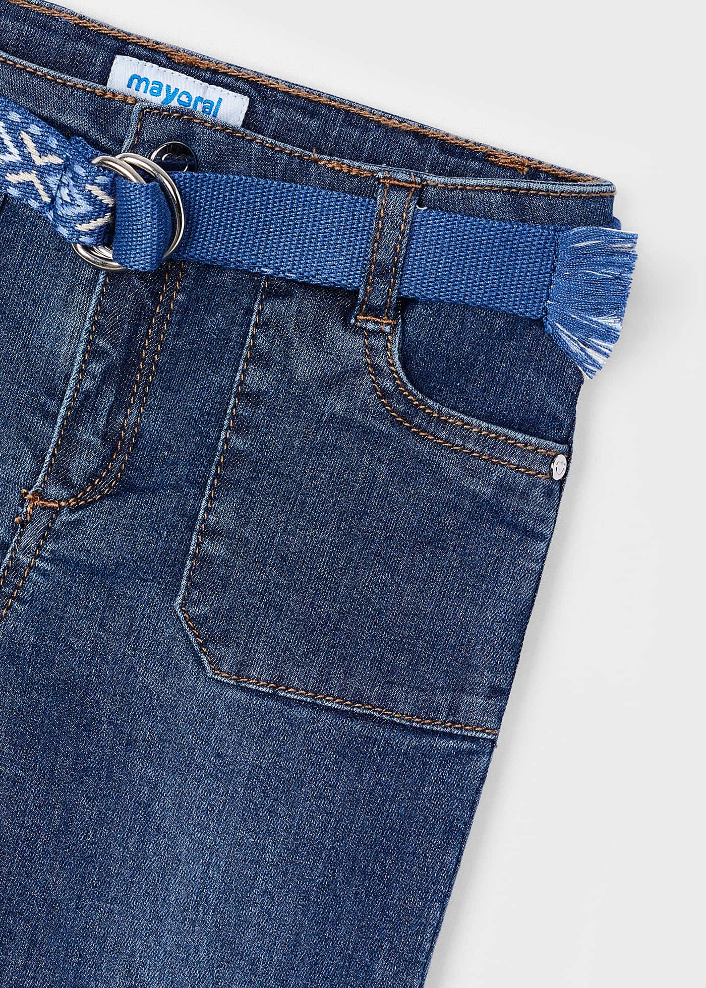 Calça jeans flare Better Cotton para meninas, jeans escuro