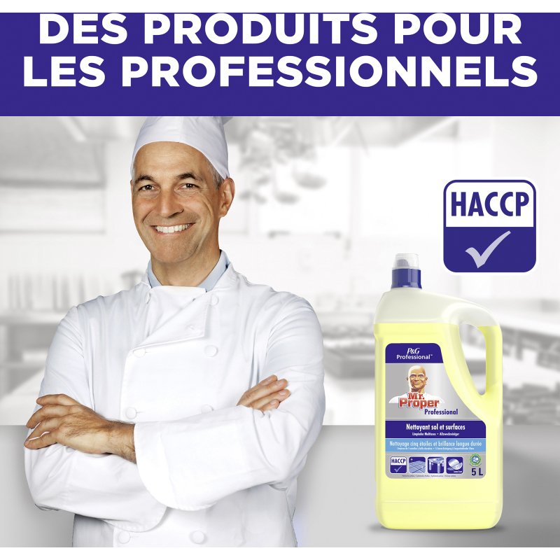 Nettoyant multi-usages Citron Mr Propre Professionnal - Bidon de 5 L