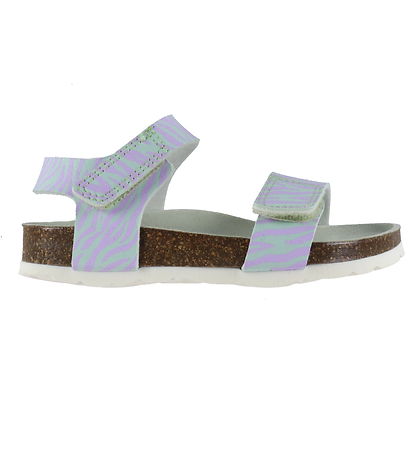 Superfit Sandaler -Fussbettpantoff -  Grøn/Lilla
