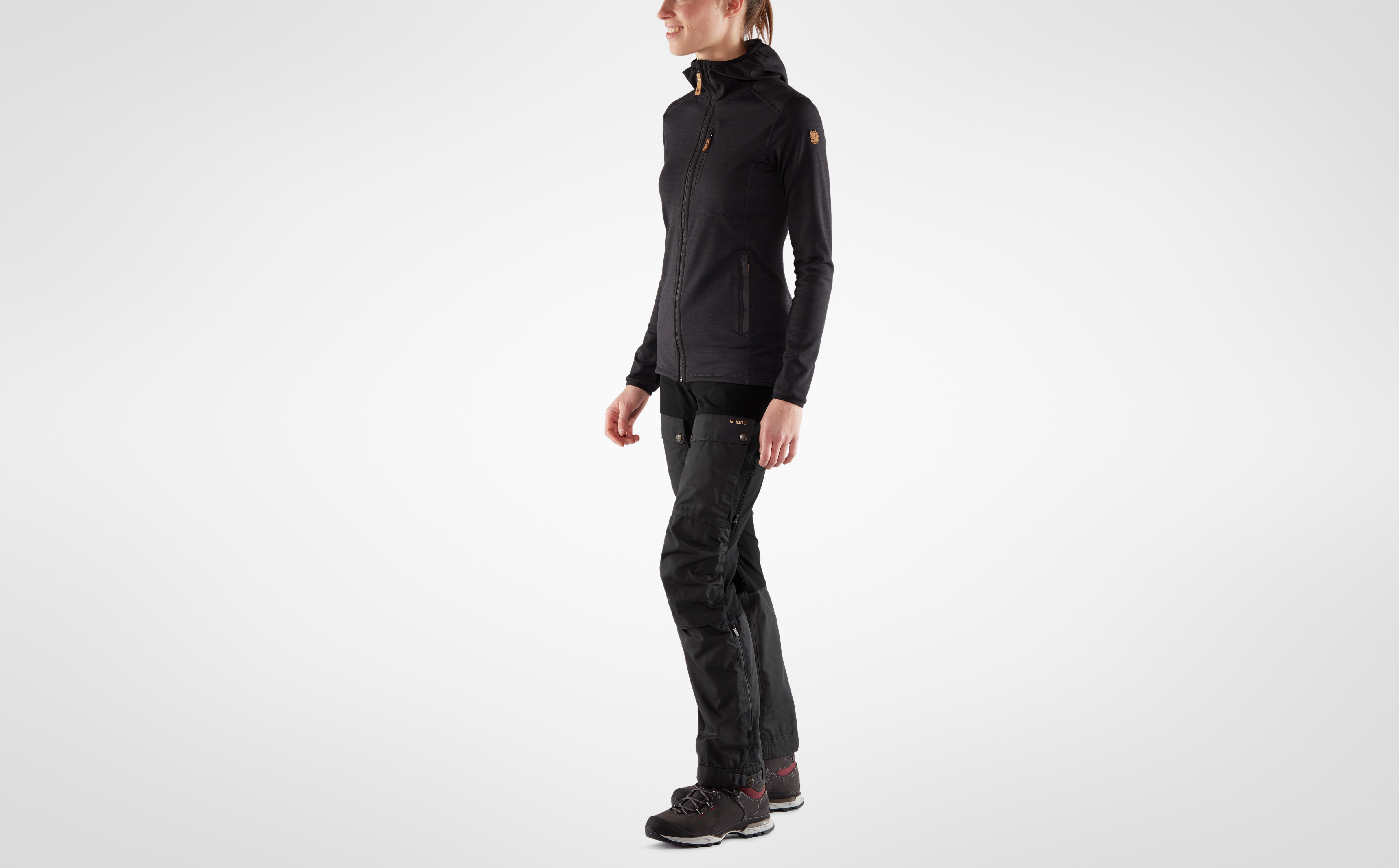 Fjällräven Keb Trousers Curved, Dame<br>Optimal passform for kvinner