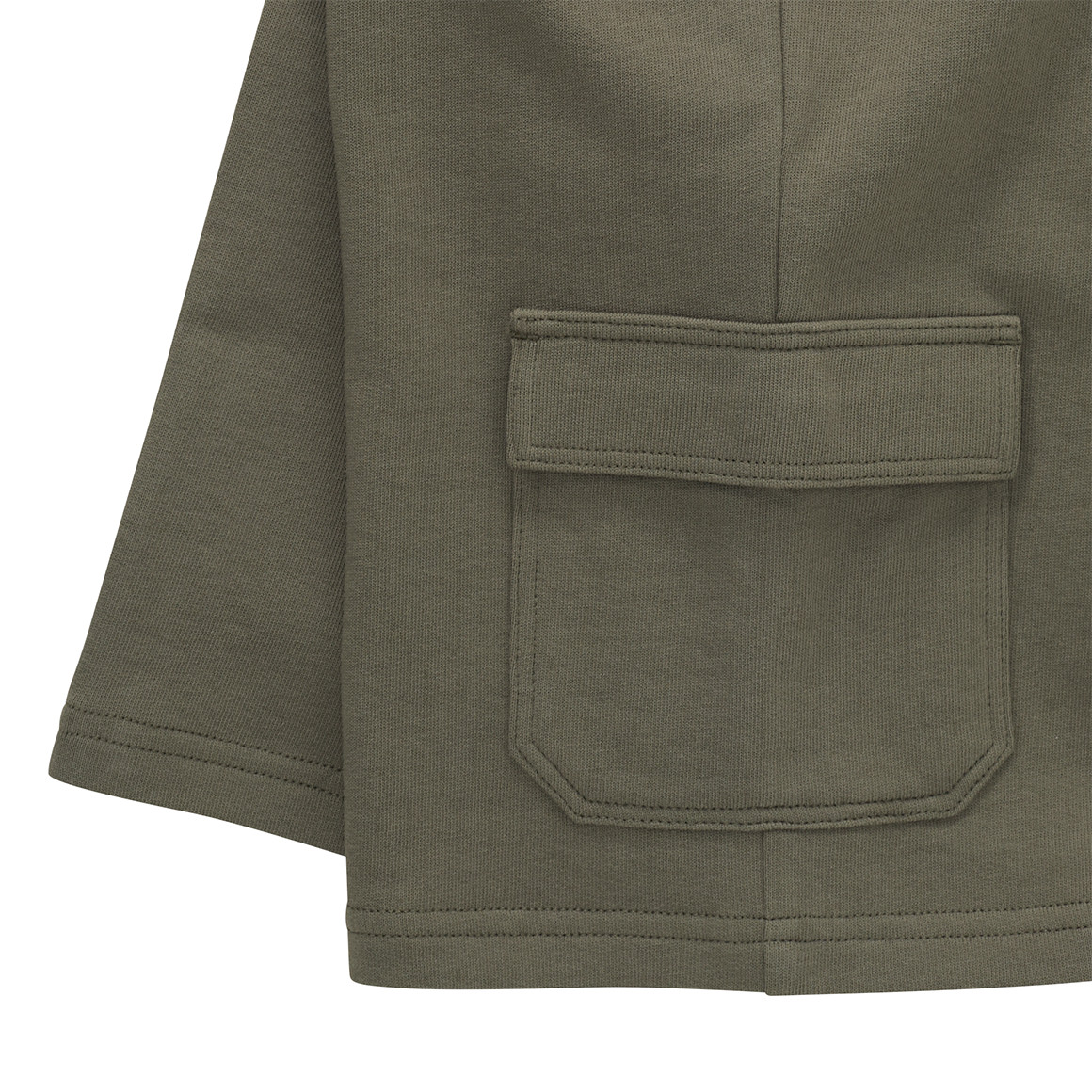Topolino Jungen Joggingshorts aus Bio-Baumwolle dunkeloliv
