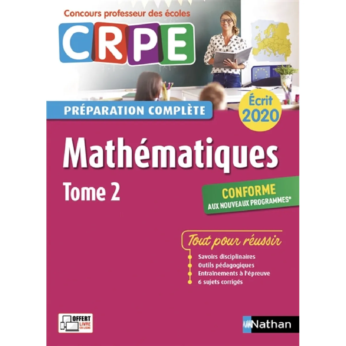 Mathématiques : CRPE, préparation complète, écrit 2020 : conforme aux nouveaux programmes. Vol. 2 · Occasion