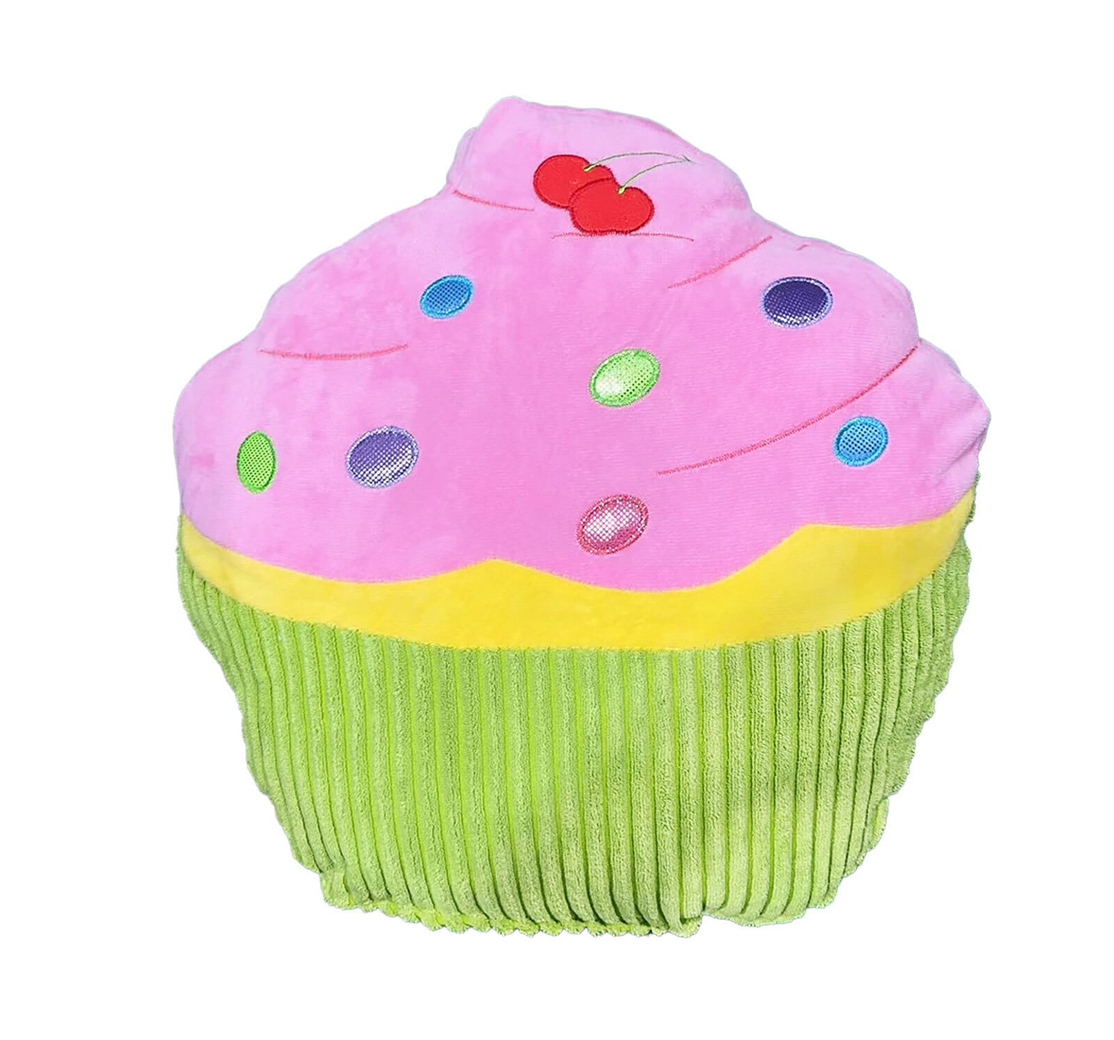 Dekokissen Cupcake 40 x 50 cm pink/grün