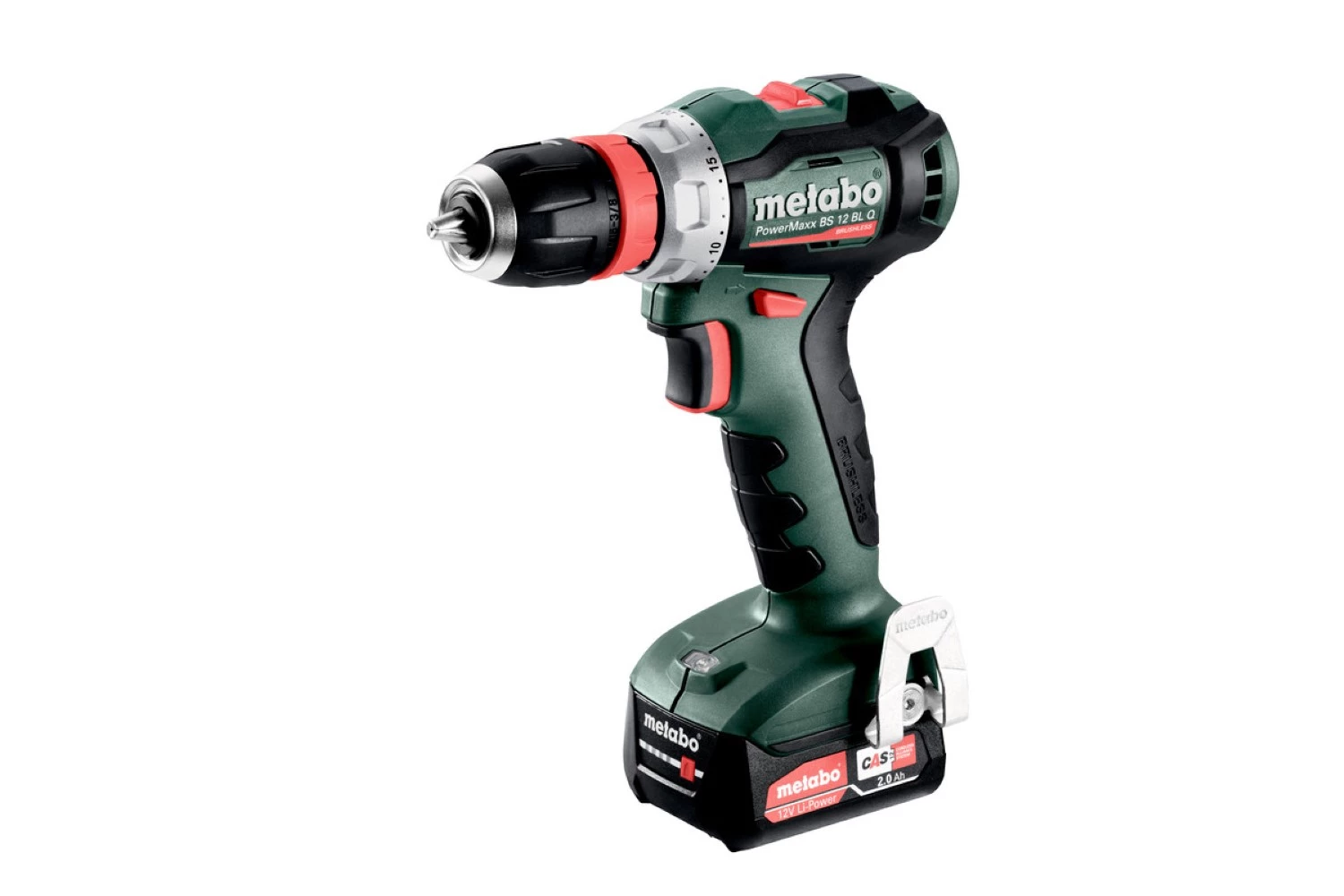 Metabo PowerMaxx BS 12 BL Q 12V LiHD accu boor-/schroefmachine set (2x 4,0Ah accu) in metaBOX - koolborstelloos
