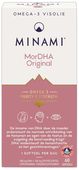 Minami MorDHA Original Citroensmaak 60 Softgels