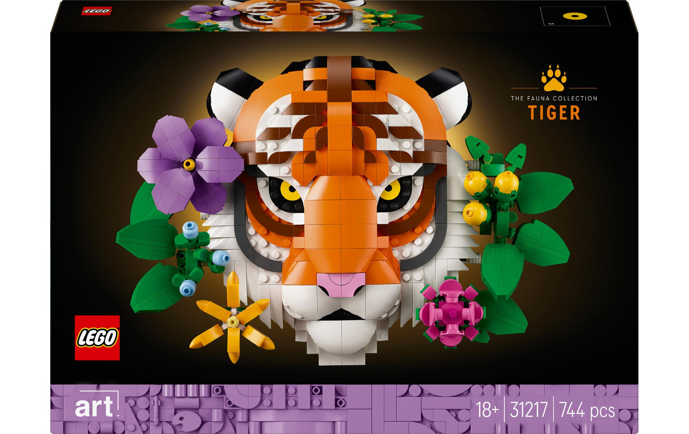Art Fauna Collection – Tiger 31217Deko mit Tiger und Blumen