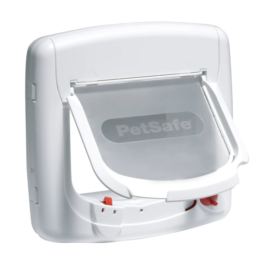 Porta magnética para gatos Petsafe Staywell branca