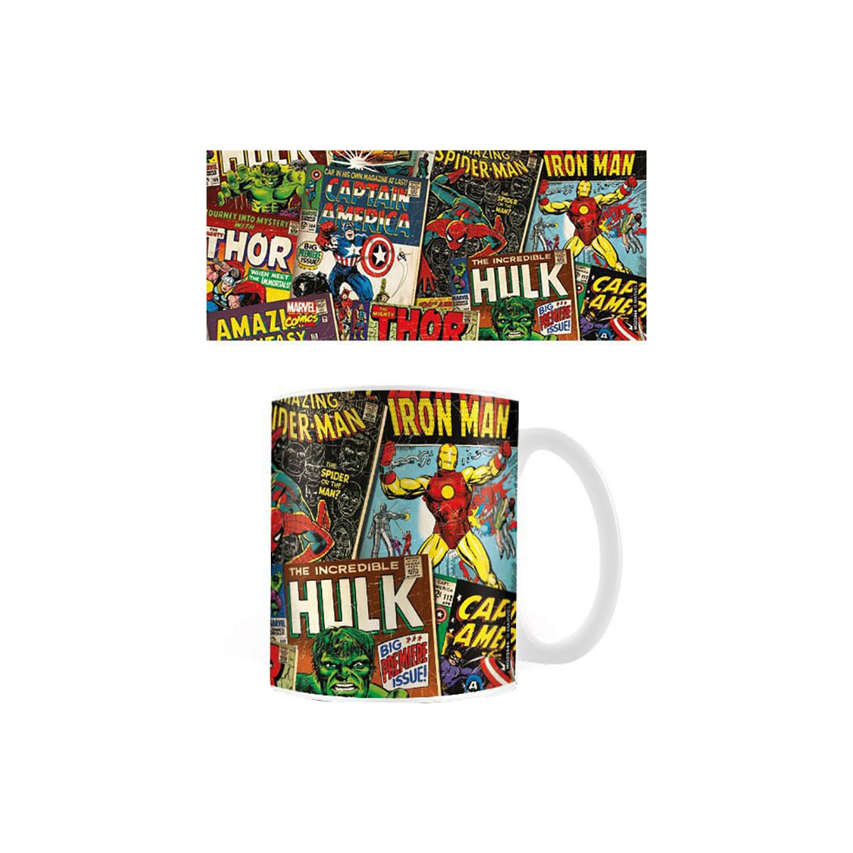 Play Marvel krus (Retro covers)