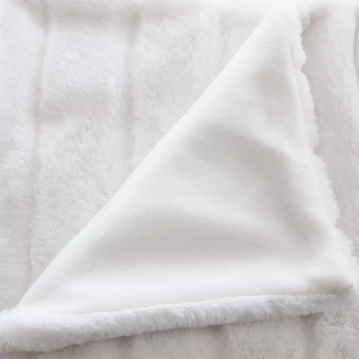 Plaid doux (120 x 160 cm) Manoir Blanc