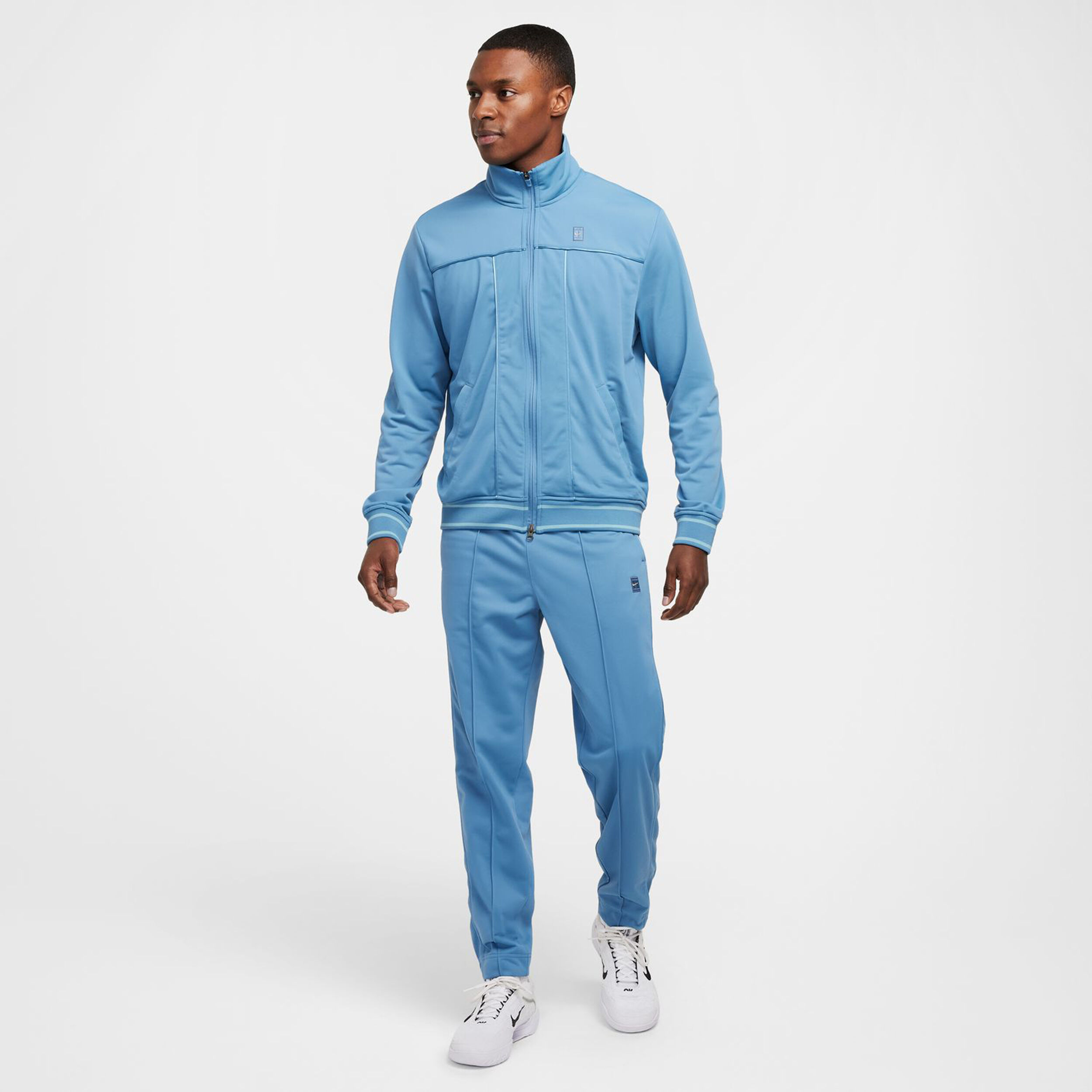 Nike Court Heritage Veste De Survêtement Hommes - Bleu Clair