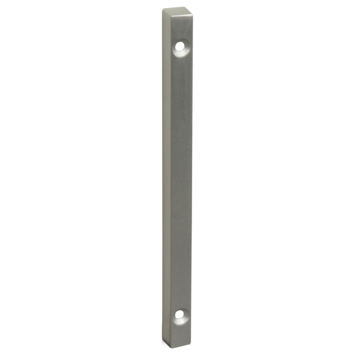 StoreMax handgreep strip metaal zilver 2 stuks