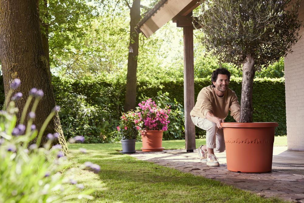 Elho bloempot Algarve terracotta D 40 H 33 cm