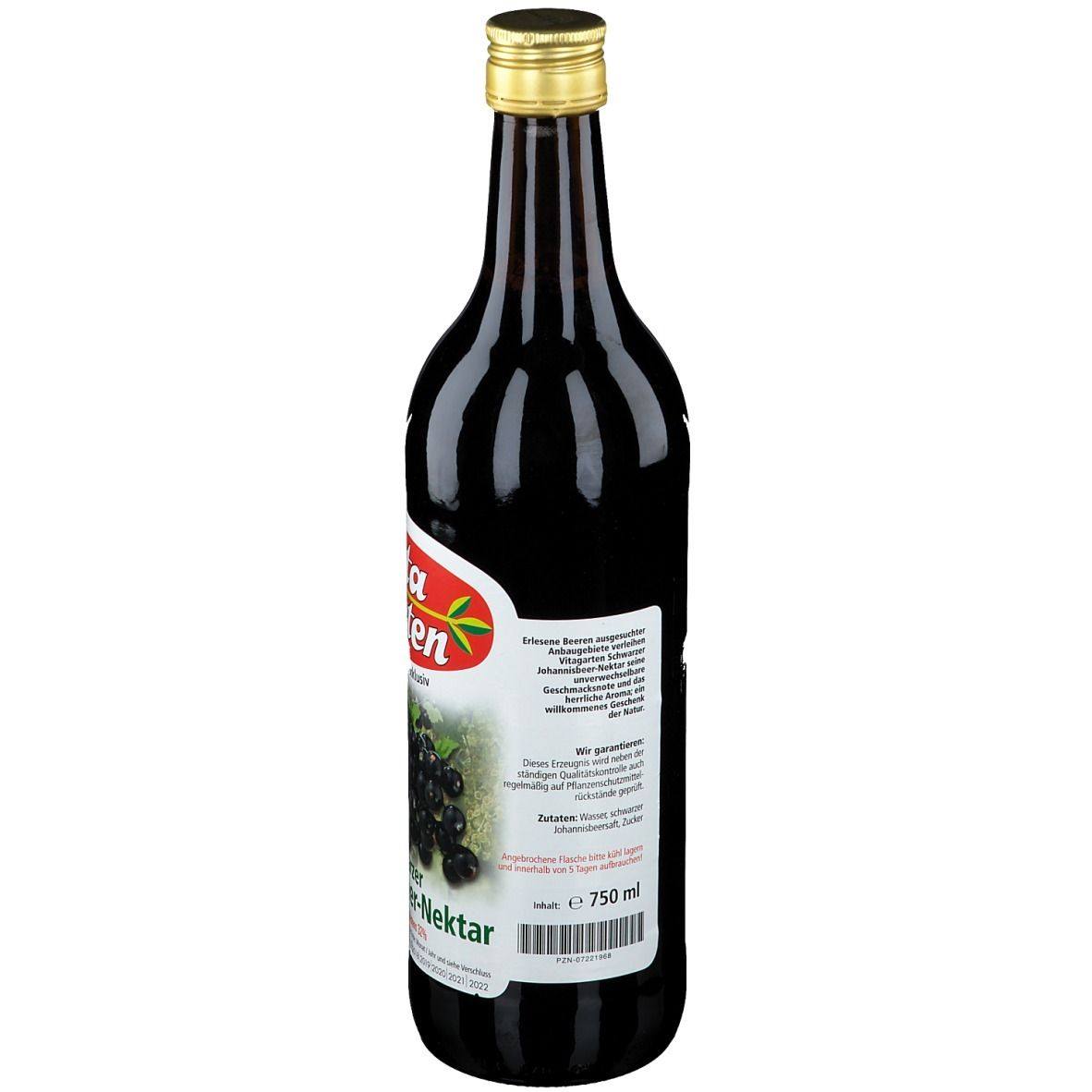 Vitagarten schwarzer Johannisbeer-Nektar