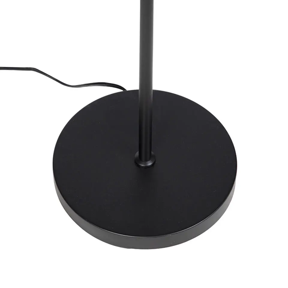 Qazqa vloerlampen buell zwart gu10