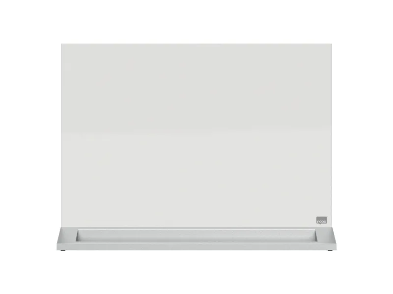 Nobo magnetisk skrivebords whiteboard med glasoverflade 585x447 mm Brilliant hvid