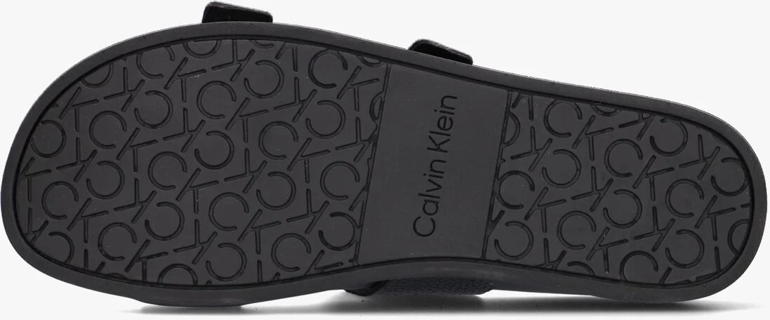CALVIN KLEIN zwarte calvin klein sandalen double strap sandal