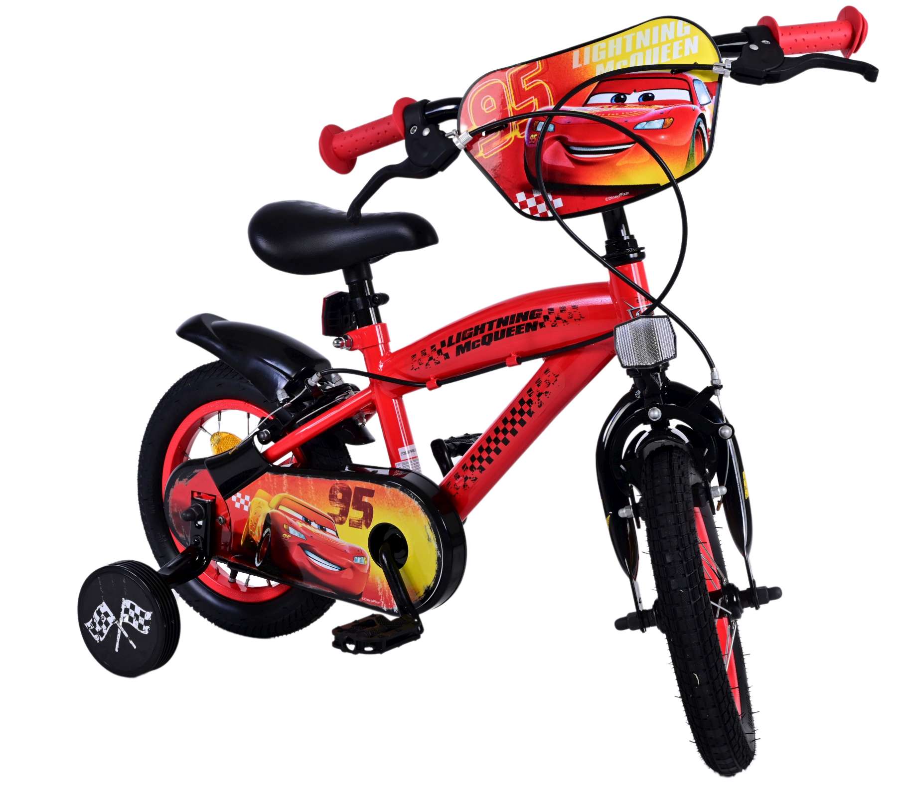 Kinderfahrrad Disney Cars für Jungen 12 Zoll Kinderrad Autos