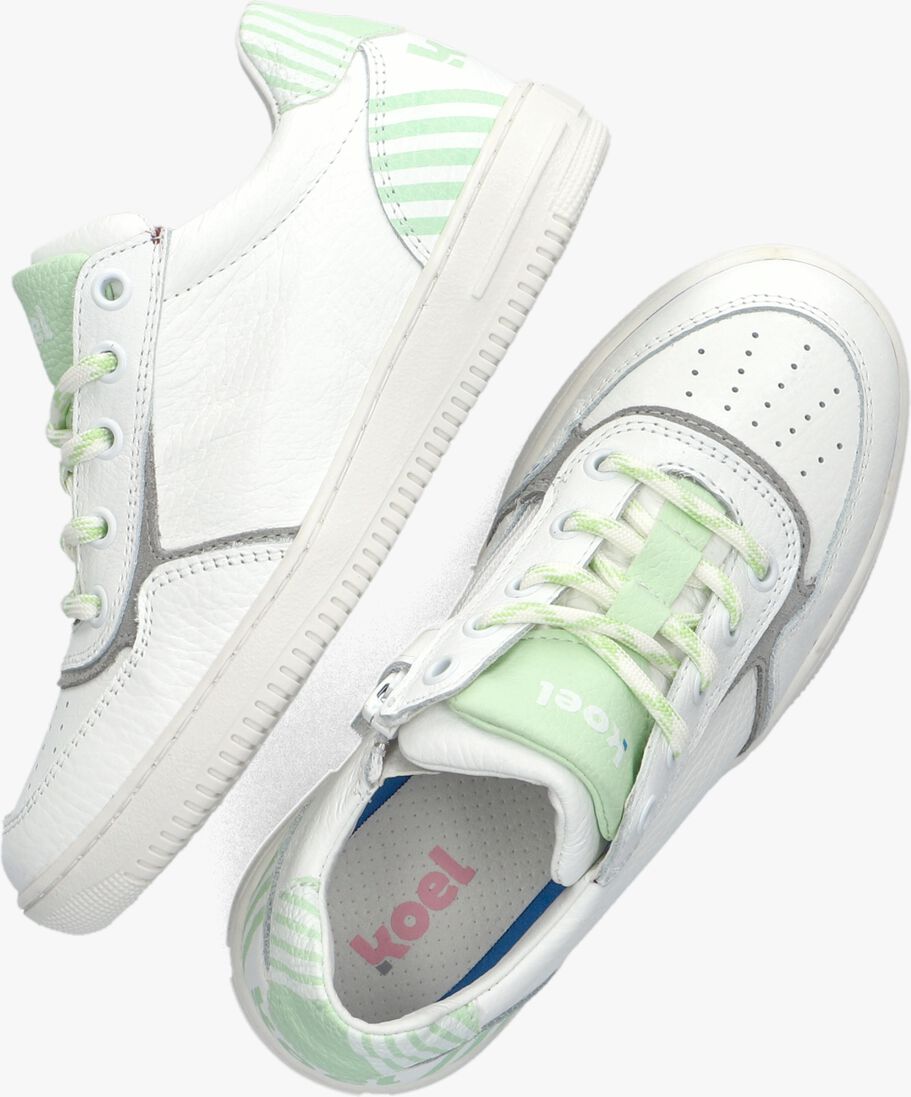 KOEL4KIDS witte koel4kids lage sneakers 23m003