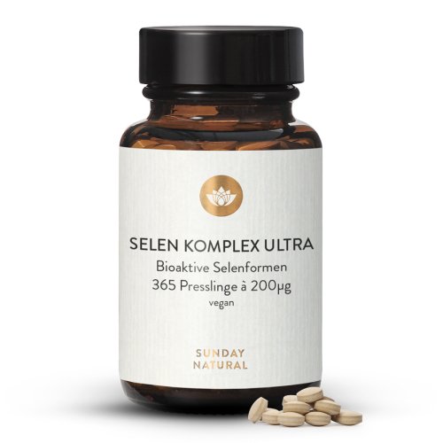 Sunday Natural Products  Selen Komplex Ultra 200µg
