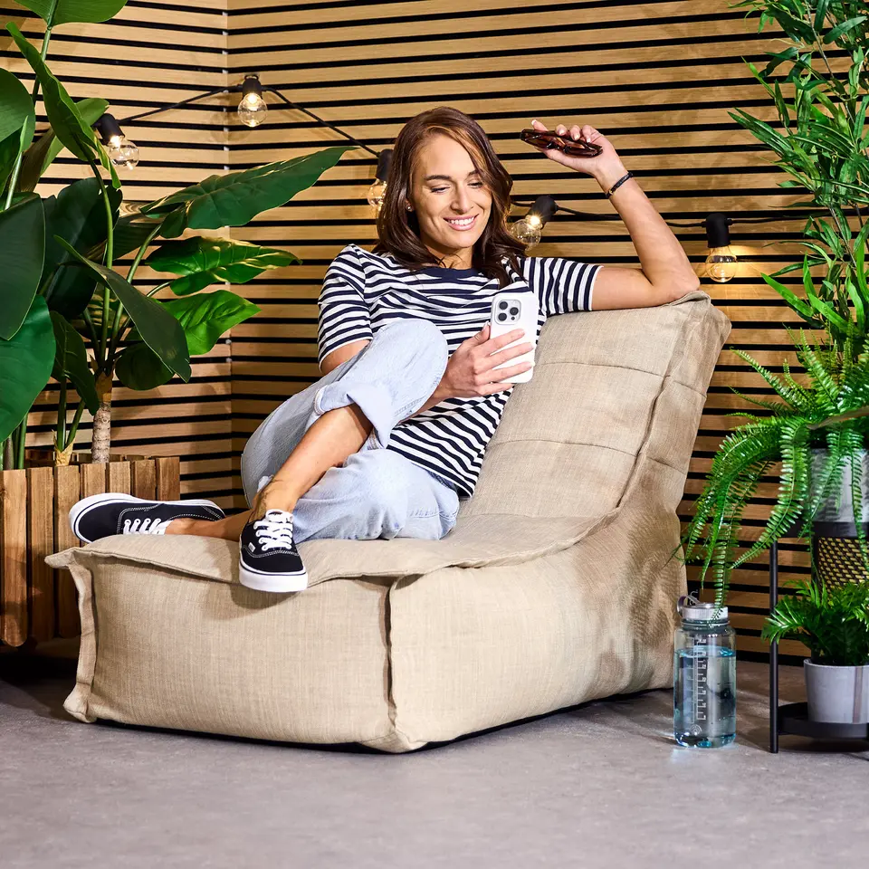 icon Zitzak Lounger Dolce - Zitzak Buiten - Beige
