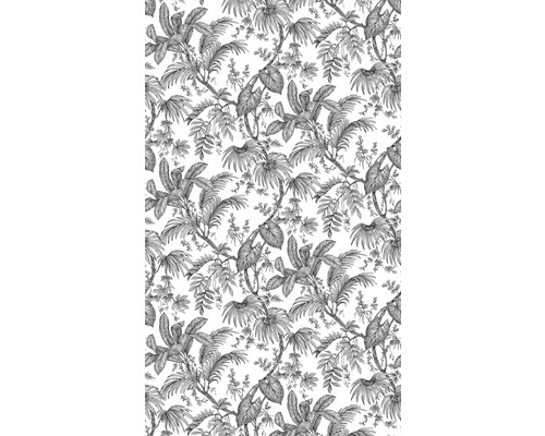 Vliesbehang 81600 Jackie Jungle zwart-wit 3-delige set 159 x 270 cm