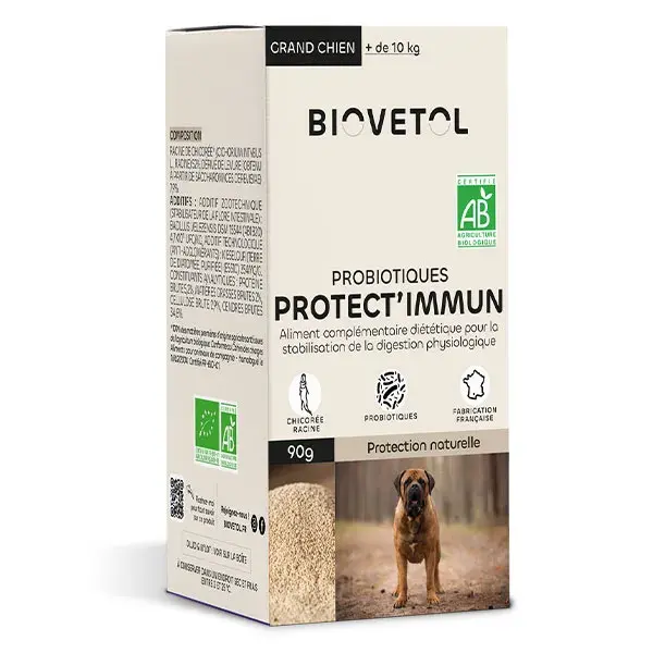Biovetol - Poudre Protect'Immun Bio Grand Chien >10kg - 90g