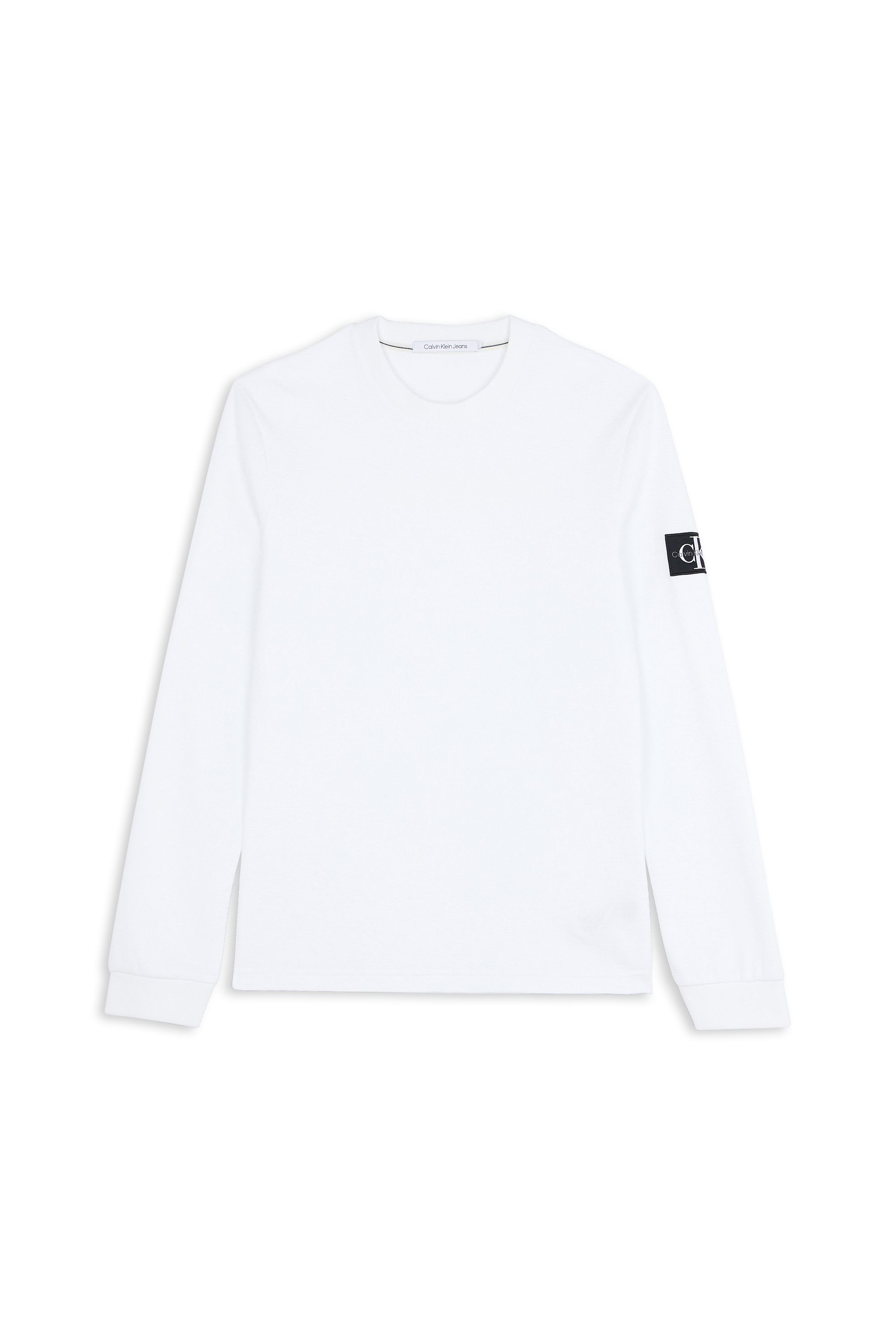 CALVIN KLEIN JEANS T-shirt  WAFFLE LS ACF  Blanc