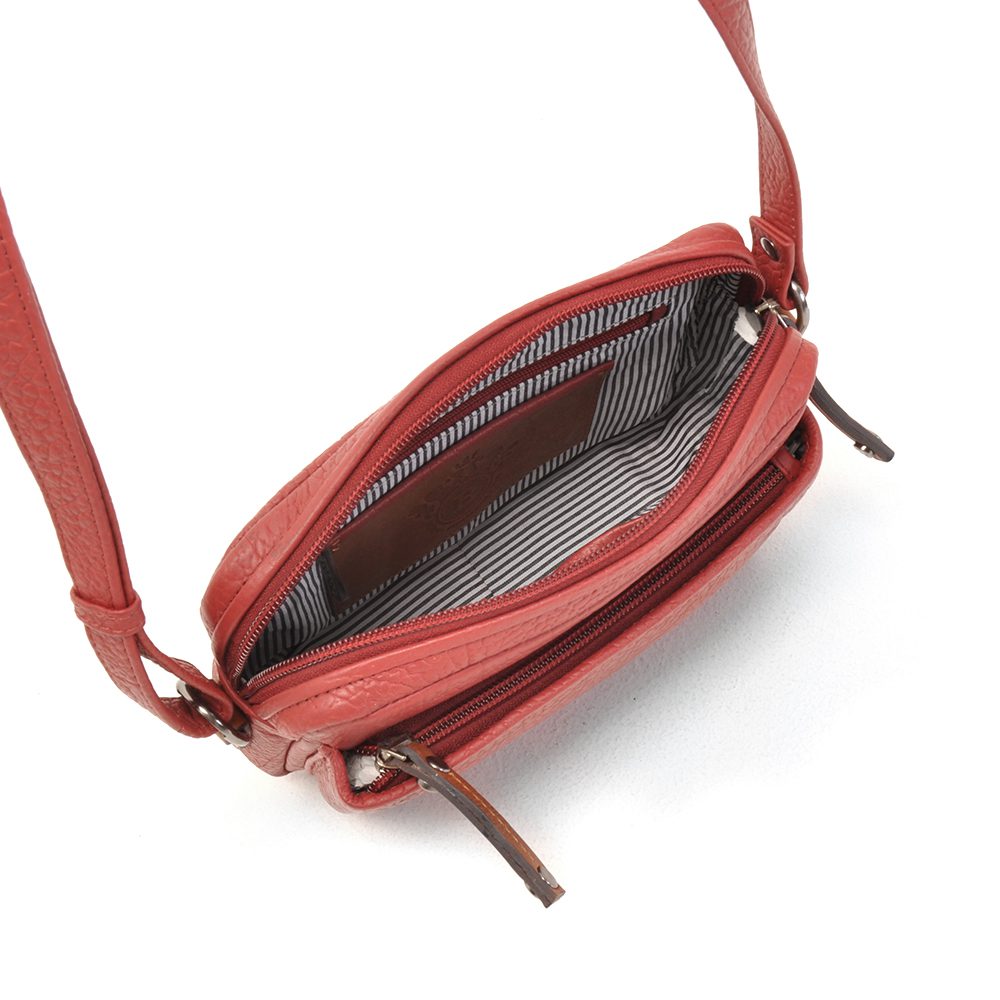 Berba Chamonix Crossbody Tas Rood