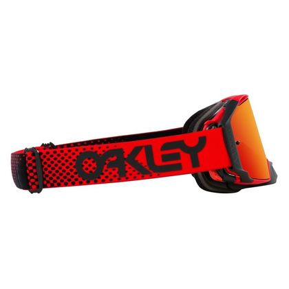 Masque cross Oakley AIRBRAKE MX MOTO RED ECRAN IRIDIUM 2024 - Rouge / Orange
