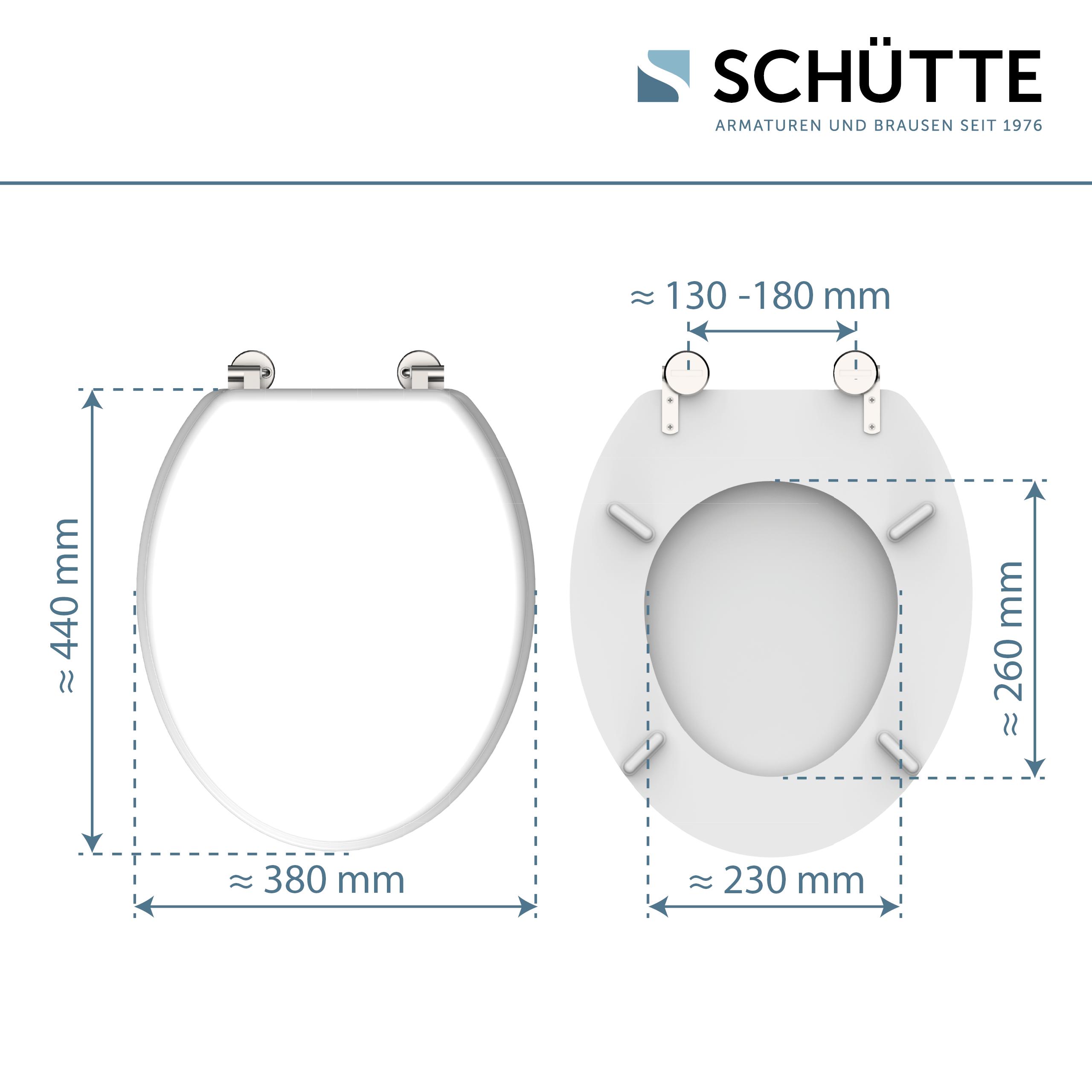 SCHÜTTE Holzkern WC-Sitz WHITE