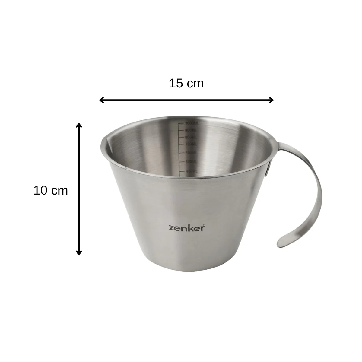 Verre doseur 1 litre Smart Pastry Zenker