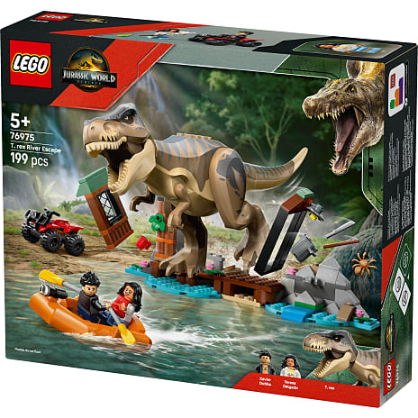 LEGO Jurassic World bådflugt fra T. Rex 76975