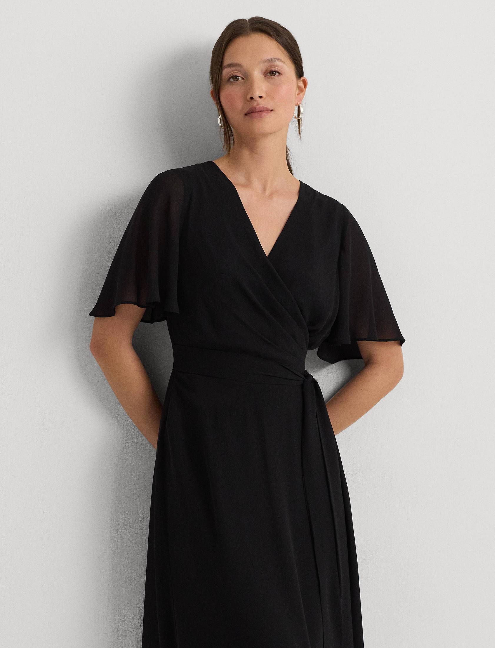 Lauren Ralph Lauren| Damen Kleid in Wickeloptik Fit-and-Flare