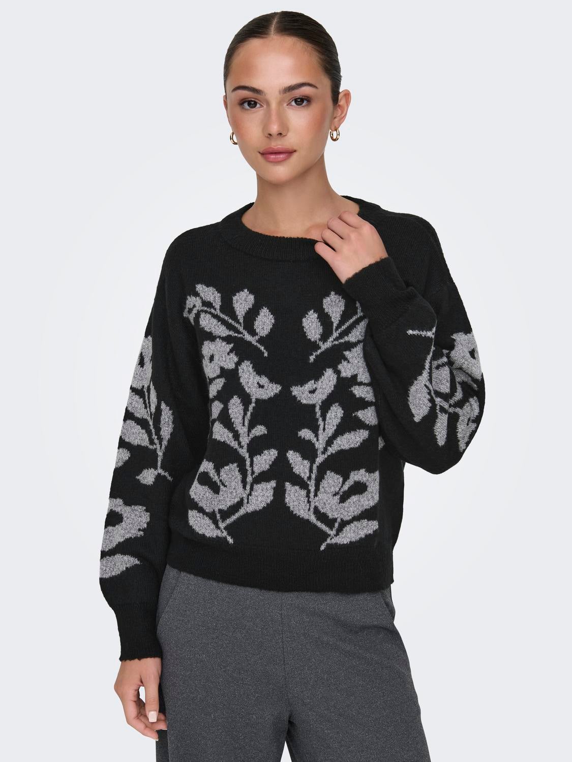 JDYHELGA Strickpullover Black