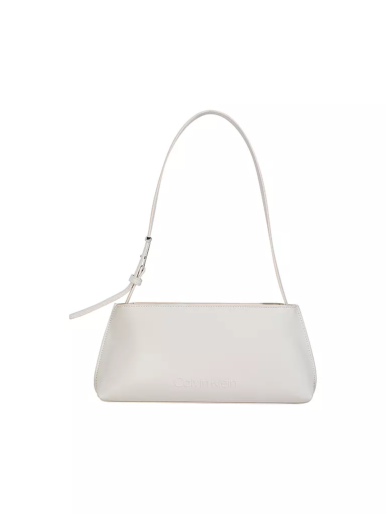 CALVIN KLEIN Tasche - Schultertasche EMBOSSED creme
