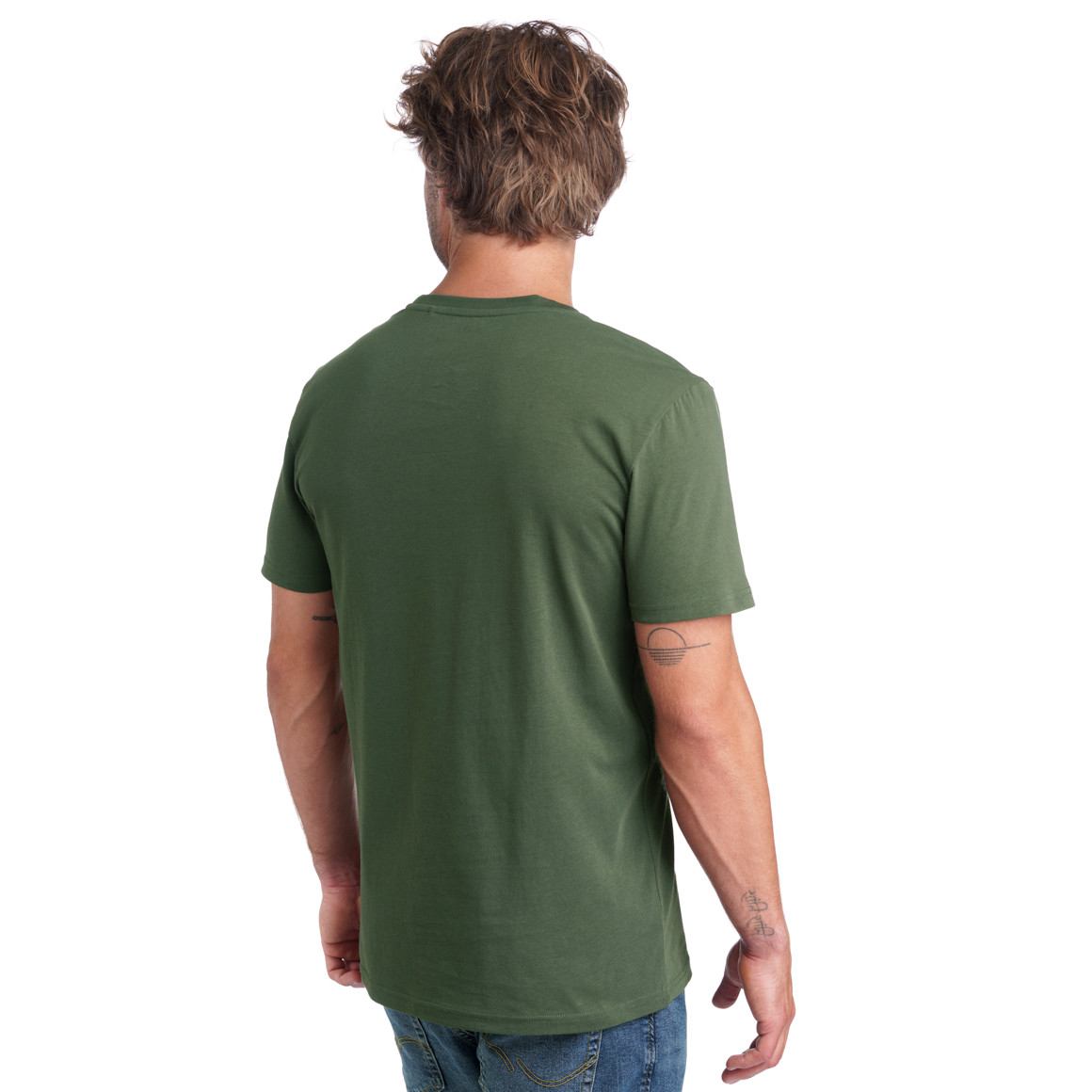 VanVaan Herren T-Shirt im Basic-Look dunkelgrün