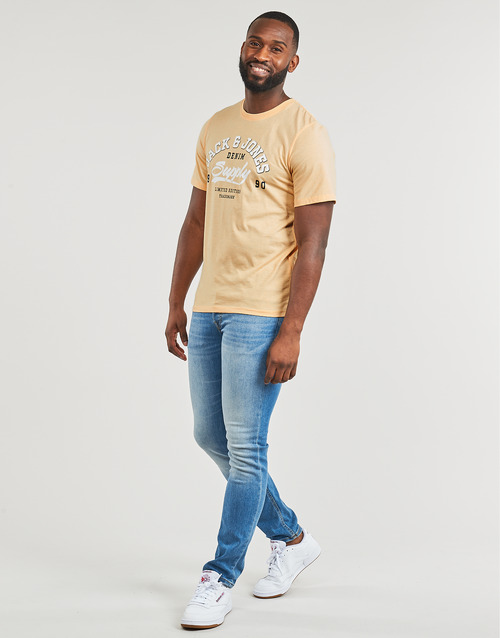 Jack & Jones - JJELOGO TEE SS O-NECK 2 COL SS24 SN - Orange