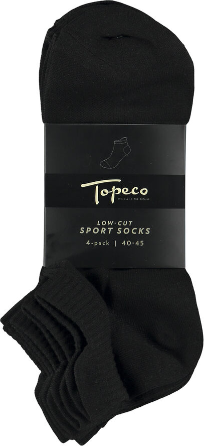 Topeco Topeco Sport Socks Low Cut 01 black