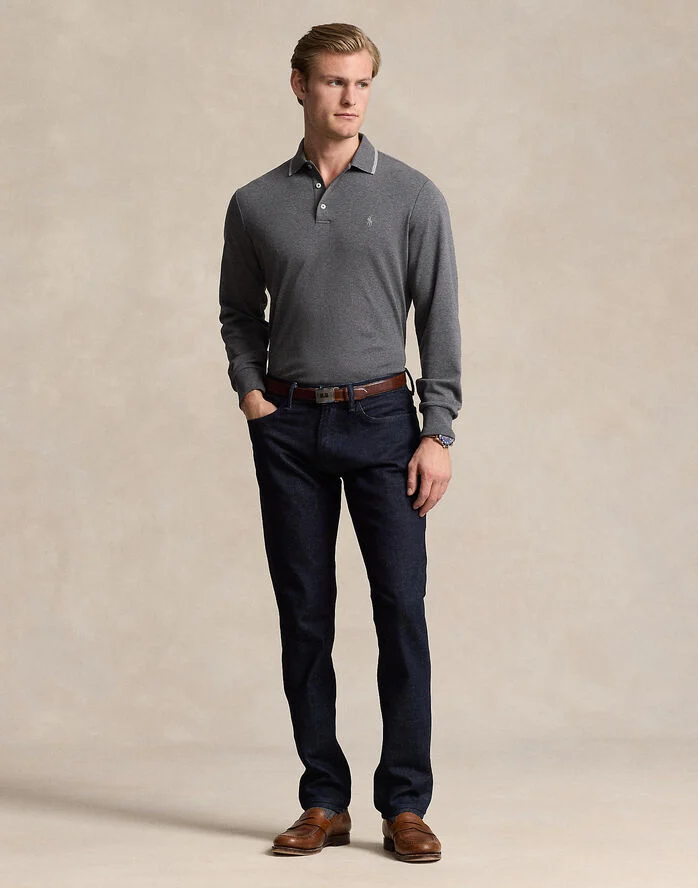 Polo Ralph Lauren 50/1 INTERLOCK-LSL-PSH Barclay heather