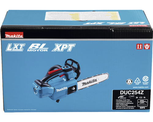 Makita DUC254Z 18V snoerloze kettingzaag met handgreep (accu en lader niet inbegrepen), 25 cm