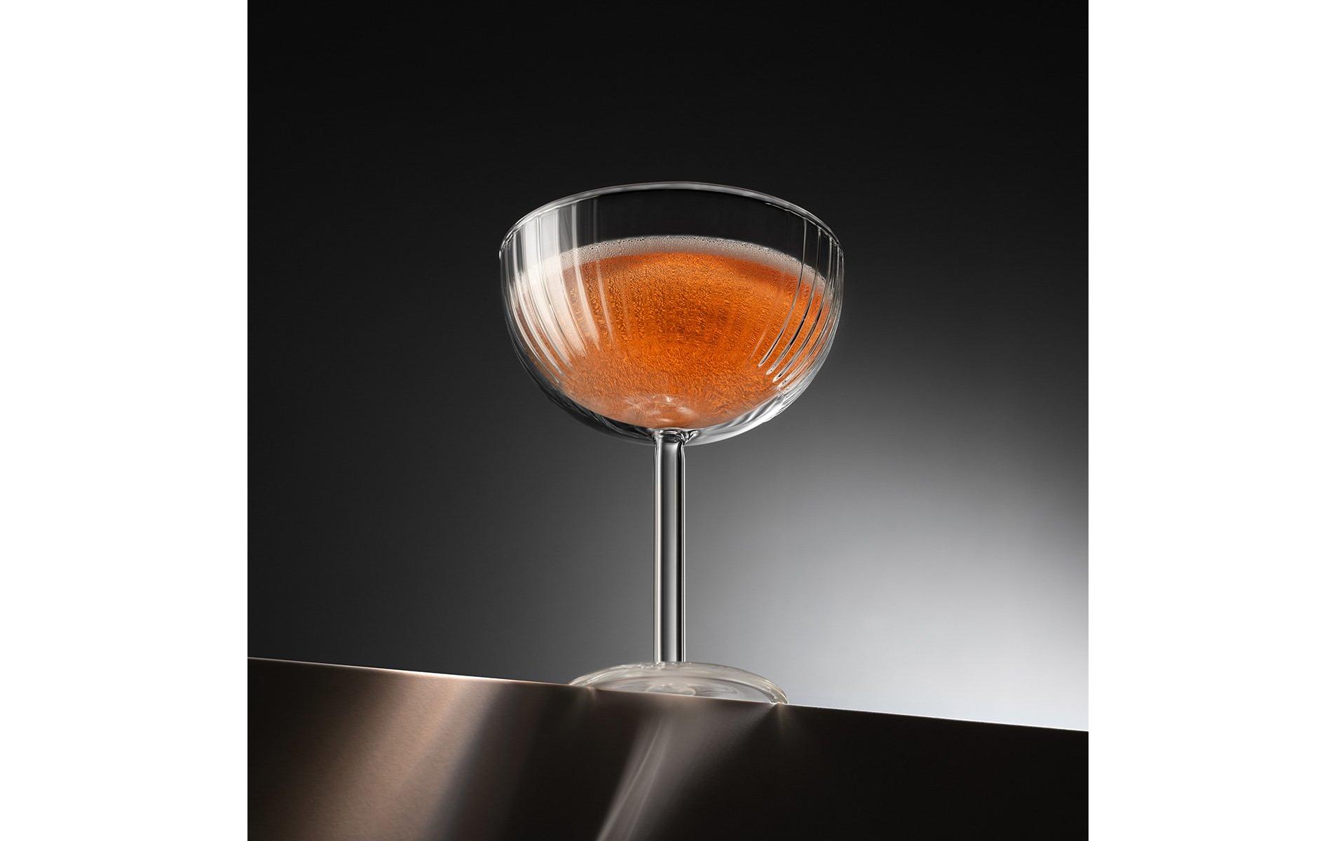Champagner Coupe Glas Douro 2er Set Transparent, 0.2 lDoppelwandgläser Champagner